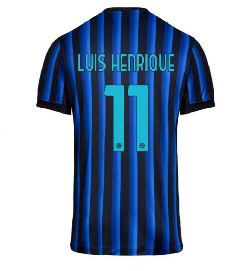 Inter Milan Luis Henrique #11 Domácí Dres 2025-26 Krátký Rukáv Inter Milan Luis Henrique #11 Domácí Dres 2025-26 Krátký Rukáv